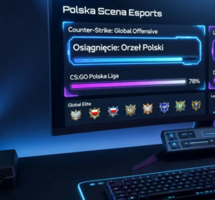 Podgląd futurystycznego dashboardu najpopularniejszych gier na platformie gamingowej